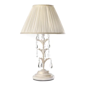 ONLI - Stolní lampa KAREN 1xE27/22W/230V bílá 58 cm