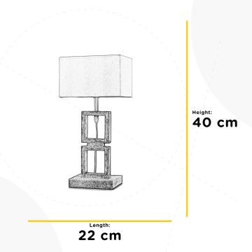 ONLI - Stolní lampa KISAR 1xE27/22W/230V