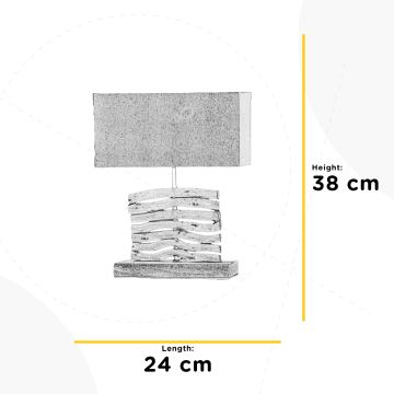 ONLI - Stolní lampa MARICA 1xE27/22W/230V béžová