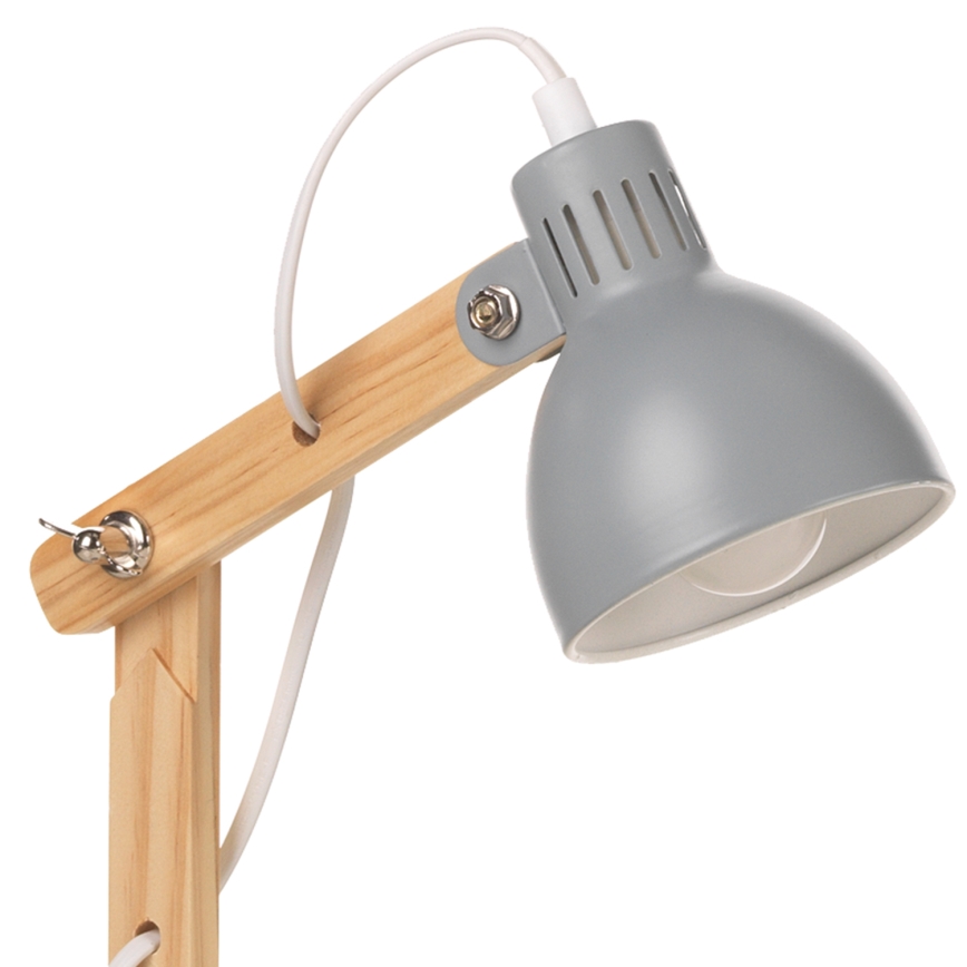 ONLI - Stolní lampa NORA 1xE14/6W/230V šedá