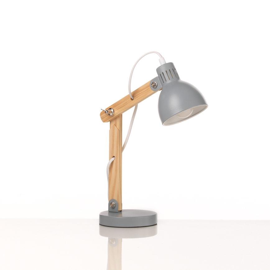 ONLI - Stolní lampa NORA 1xE14/6W/230V šedá