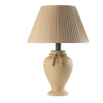 ONLI - Stolní lampa TRECCIA 1xE27/22W/230V 65 cm béžová