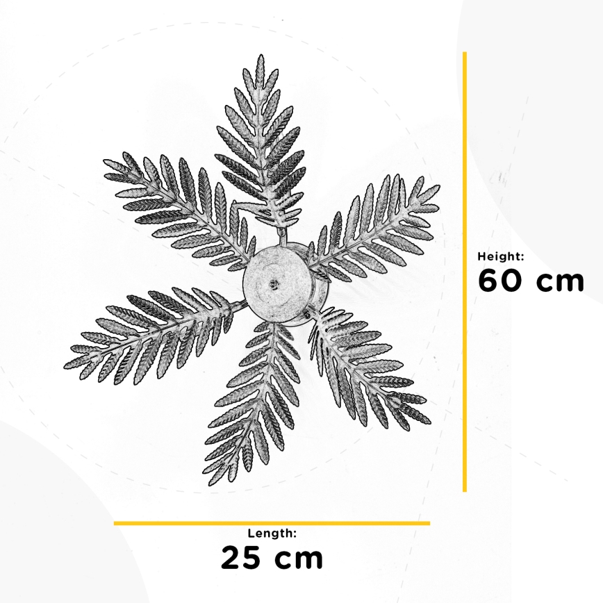 ONLI - Stropní svítidlo FELCE 3xE14/6W/230V krémová