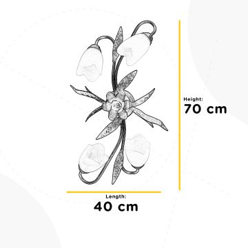 ONLI - Stropní svítidlo SONIA 4xE14/6W/230V