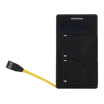 PATONA - Nabíječka Dual Sony NP-F970/F960/F950 USB