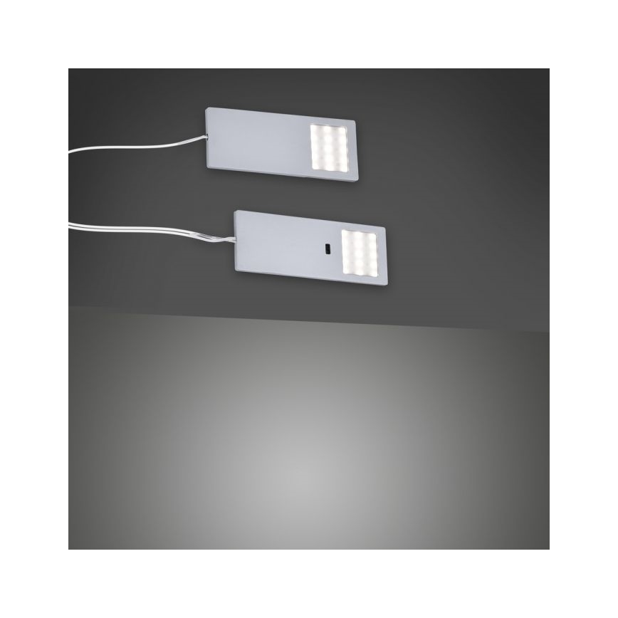 Paul Neuhaus 1121-95-2 - SADA 2x LED Osvětlení nábytku se senzorem HELENA LED/2W/230V