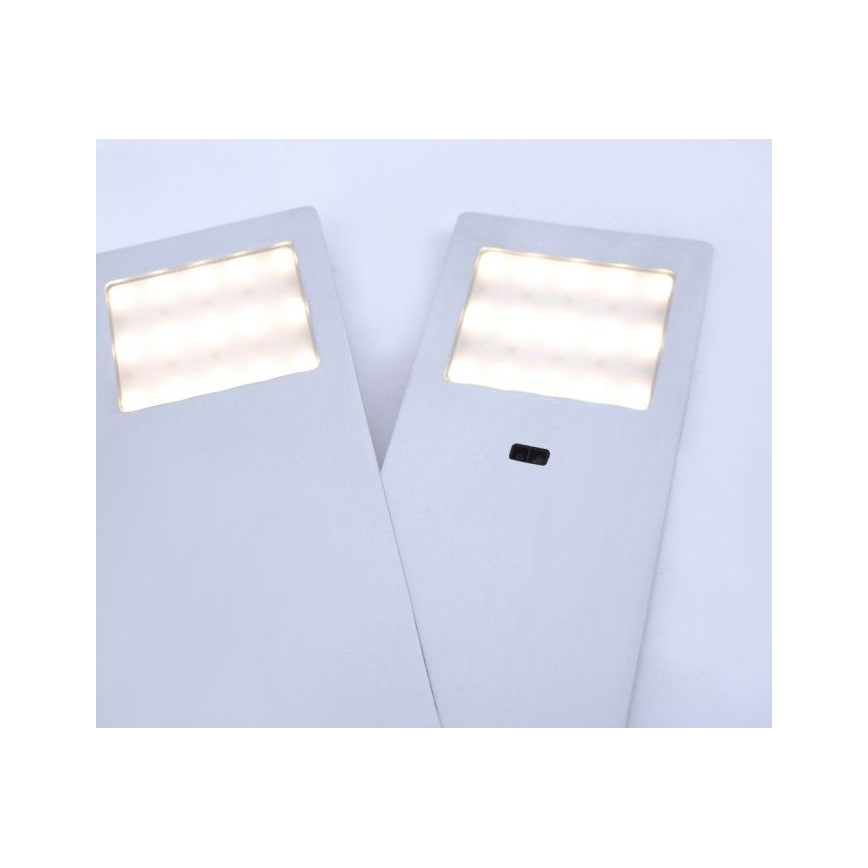 Paul Neuhaus 1121-95-2 - SADA 2x LED Osvětlení nábytku se senzorem HELENA LED/2W/230V