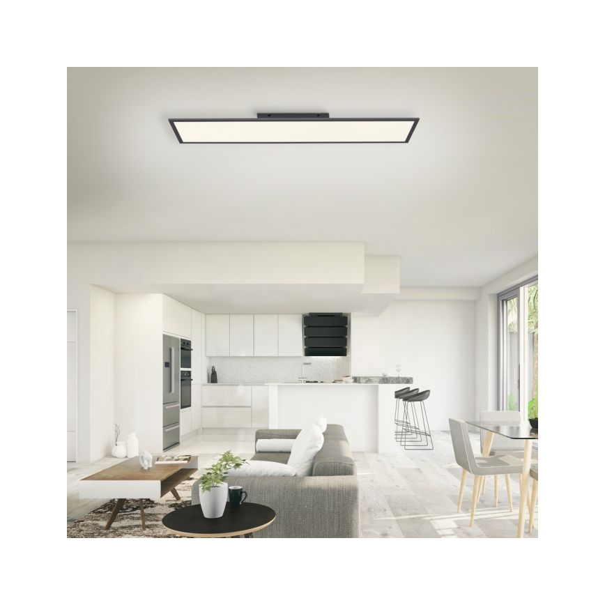 Paul Neuhaus 16533-16-O - LED Stmívatelný přisazený panel FLAT LED/24W/230V 2700-5000K černá + dálkové ovládání