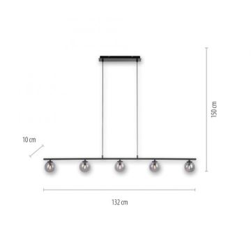 Paul Neuhaus 2026-18 - LED Lustr na lanku WIDOW 5xG9/3W/230V