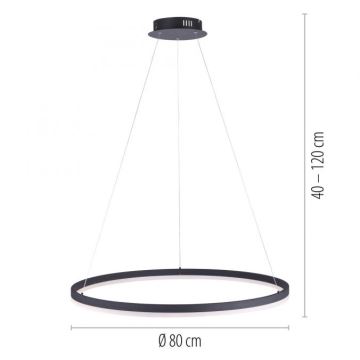 Paul Neuhaus 2383-13 - LED Stmívatelný lustr na lanku TITUS LED/50W/230V