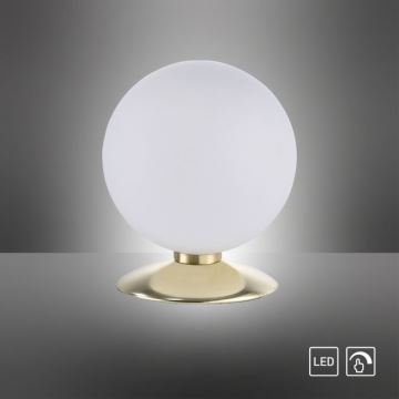 Paul Neuhaus 4013-60 - LED Stmívatelná dotyková stolní lampa BUBBA 1xG9/3W/230V zlatá