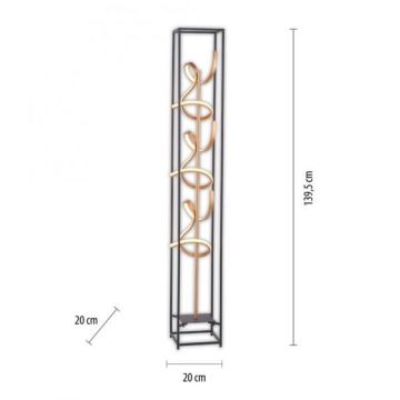 Paul Neuhaus 415-18 - LED Stmívatelná stojací lampa SELINA 3xLED/10,2W/230V