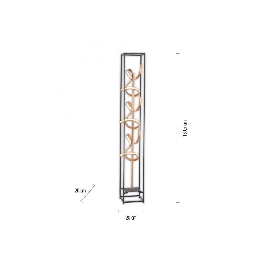 Paul Neuhaus 415-18 - LED Stmívatelná stojací lampa SELINA 3xLED/10,2W/230V