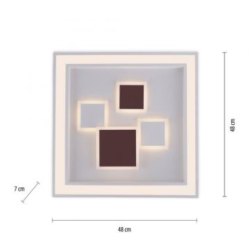 Paul Neuhaus 6283-16 - LED Stmívatelné stropní svítidlo ELIZA LED/30W/230V + LED/18,5W