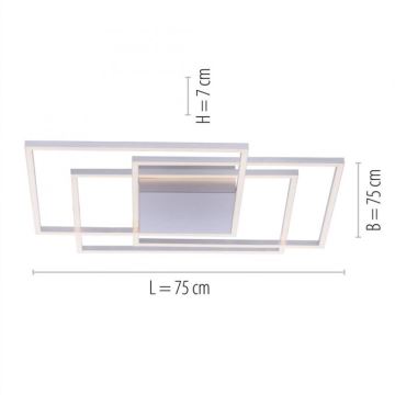 Paul Neuhaus 8256-55 - LED Stmívatelné stropní svítidlo INIGO 3xLED/16W/230V