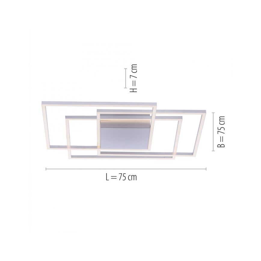 Paul Neuhaus 8256-55 - LED Stmívatelné stropní svítidlo INIGO 3xLED/16W/230V