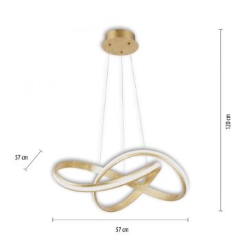 Paul Neuhaus 8291-12 - LED Stmívatelný lustr na lanku MELINDA LED/30W/230V