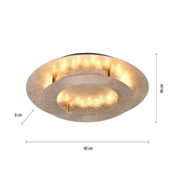 Paul Neuhaus 9620-12 - LED Stropní svítidlo NEVIS LED/18W/230V zlatá