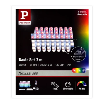 Paulmann 70628 - LED RGB/36W IP44 Stmívatelný pásek MAXLED 3m 230V + DO