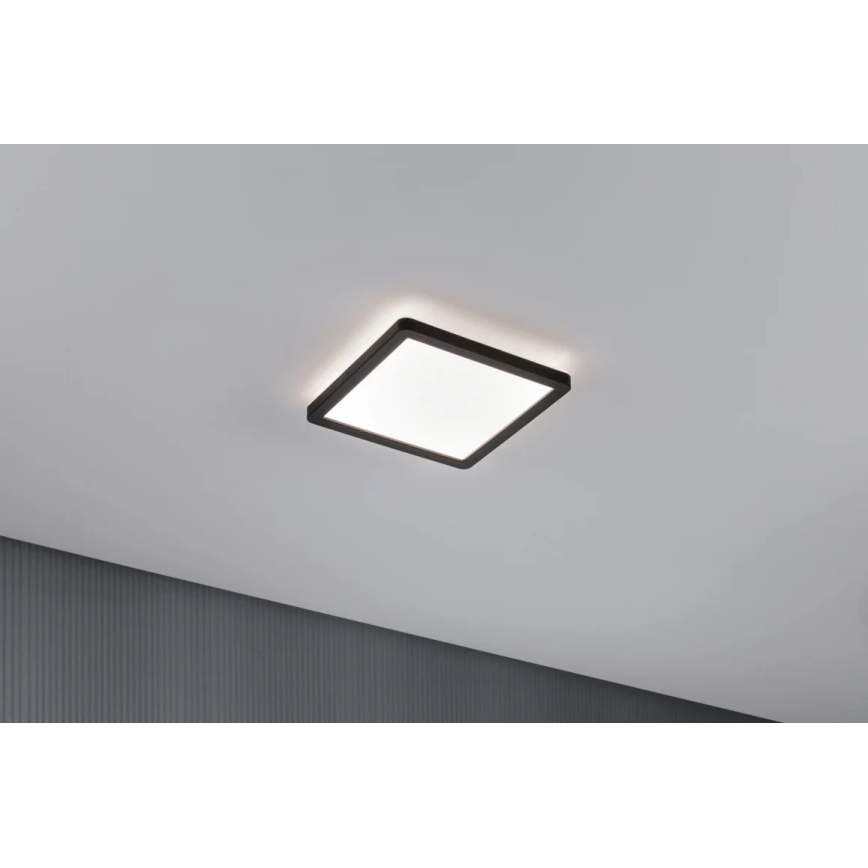 Paulmann 71014 - LED/11,2W Přisazený panel ATRIA 230V 4000K 19x19 cm černá