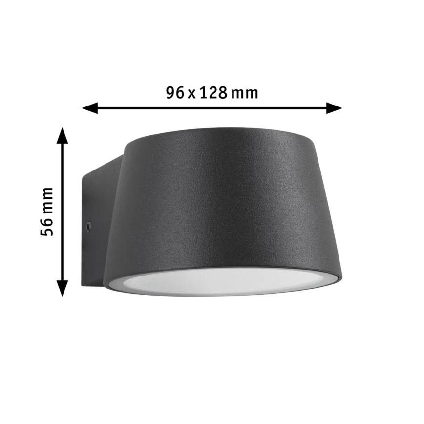 Paulmann 94713 - LED/6W IP44 Venkovní nástěnné svítidlo CAPERA 230V