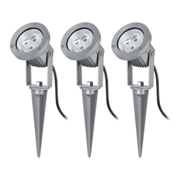 Paulmann 98845 - SADA 3x LED/3W IP65 Reflektor GARDENSPOT 230V