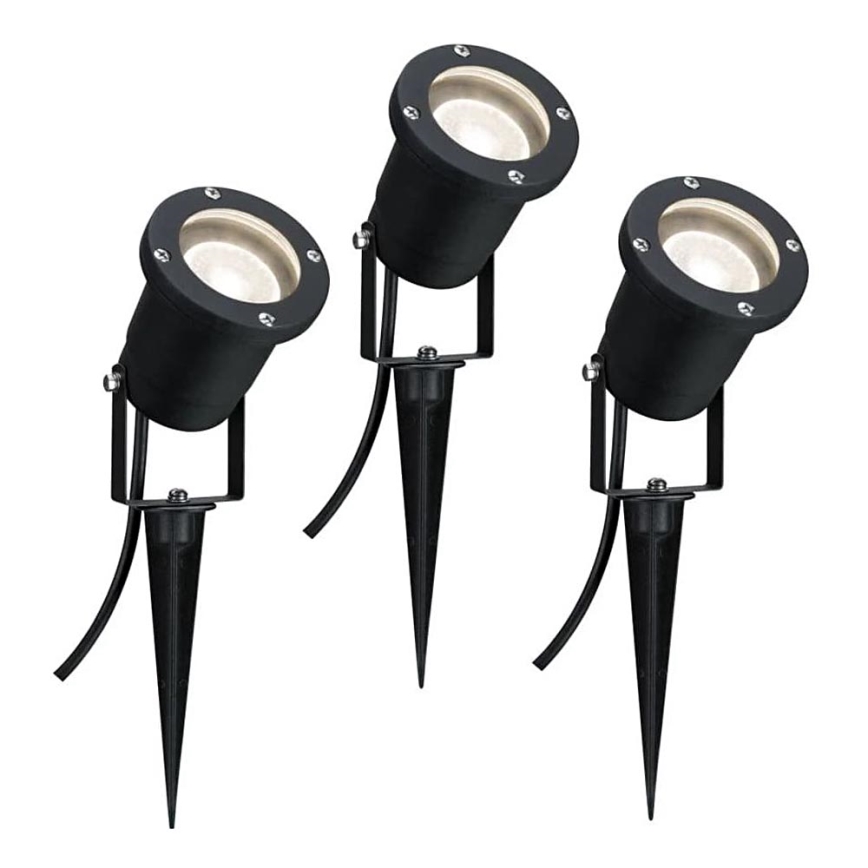 Paulmann 98897 - SADA 3xLED GU10/3,5W IP65 Venkovní lampa 230V