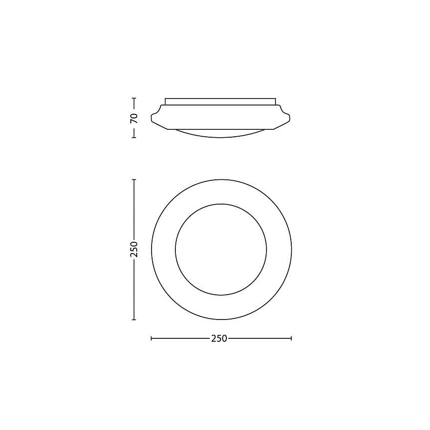 Philips - LED stropní svítidlo 1xLED/6W/230V