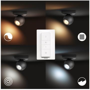 Philips - LED Stmívatelné bodové svítidlo Hue BUCKRAM 1xGU10/5W/230V