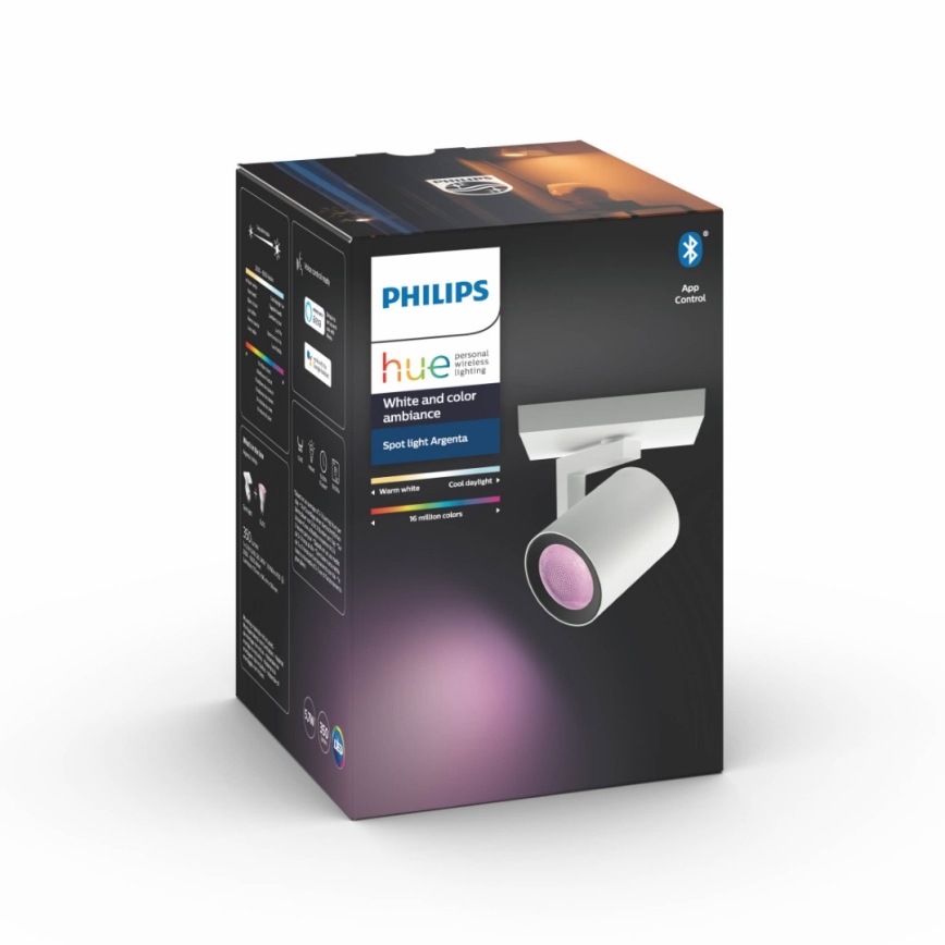 Philips 50621/31/P7 - LED RGB Bodové svítidlo HUE ARGENA 1xGU10/5,7W/230V
