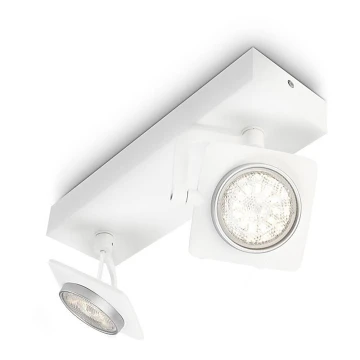 Philips 53192/31/16 - LED bodové svítidlo MILLENNIUM 2xLED/4W/230V