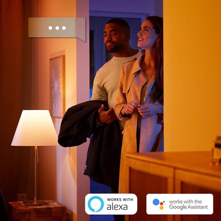 Philips - LED Stmívatelné stropní svítidlo Hue PILLAR 1xGU10/5W/230V