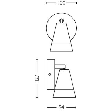 Philips - Bodové svítidlo CLEFT 1xGU10/5W/230V