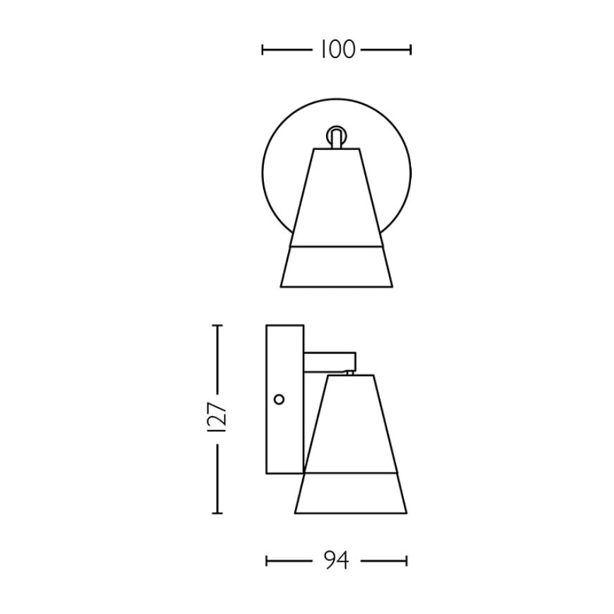 Philips - Bodové svítidlo CLEFT 1xGU10/5W/230V