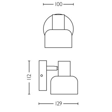 Philips - Bodové svítidlo SLEET 1xE14/25W/230V