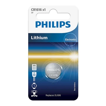 Philips CR1616/00B - Lithiová baterie knoflíková CR1616 MINICELLS 3V 52mAh