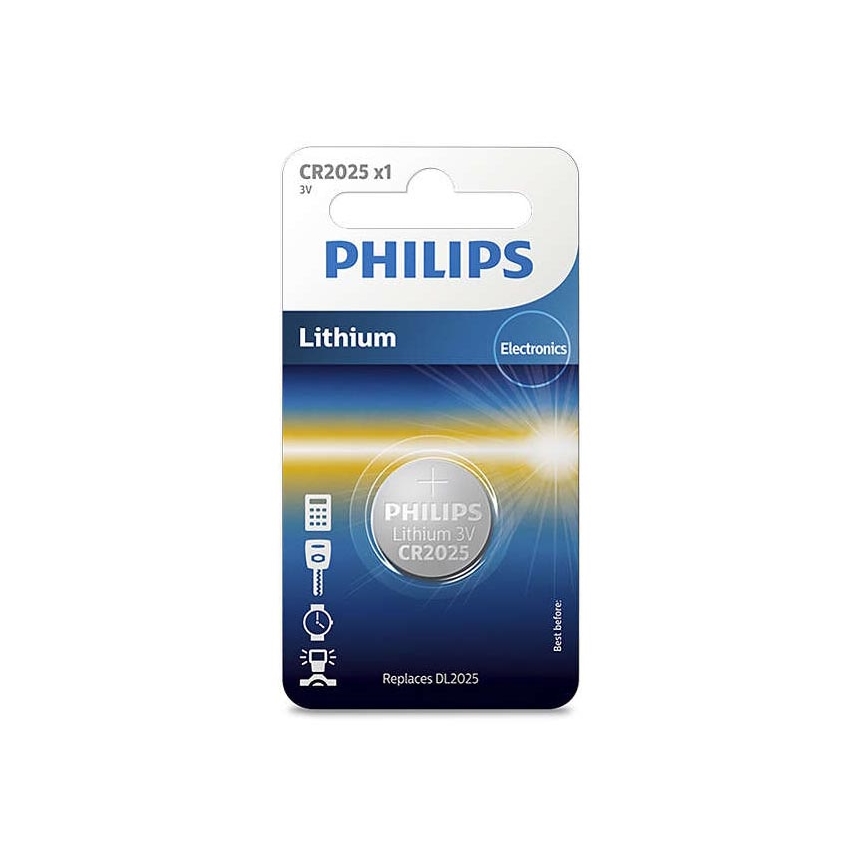 Philips CR2025/01B - Lithiová baterie CR2025 MINICELLS 3V 165mAh