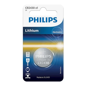 Philips CR2430/00B - Lithiová baterie knoflíková CR2430 MINICELLS 3V 300mAh