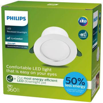 Philips - LED Podhledové svítidlo LED/2W/230V 3000K