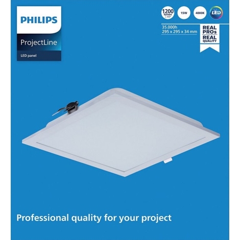 Philips - LED Podhledové svítidlo PROJECTLINE LED/15W/230V 29,5x29,5 cm