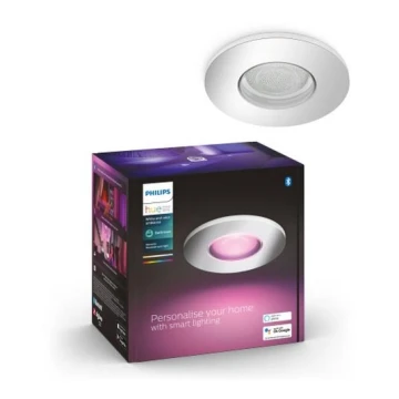 Philips - LED RGB Stmívatelné koupelnové svítidlo Hue XAMENTO 1xGU10/5,7W/230V IP44 2000-6500K