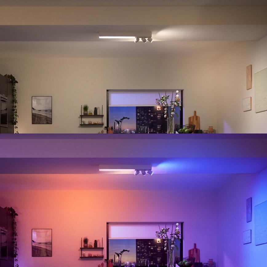 Philips - LED RGBW Stmívatelné bodové svítidlo CENTRIS LED/25W/230V+3xGU10/5,7W