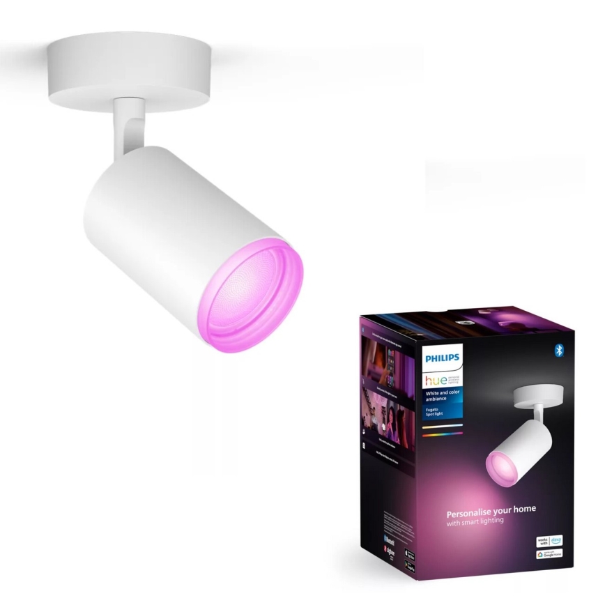 Philips - LED RGBW Stmívatelné bodové svítidlo Hue FUGATO 1xGU10/4,2W/230V 2000-6500K bílá