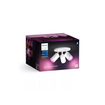 Philips - LED RGBW Stmívatelné bodové svítidlo Hue FUGATO 3xGU10/4,2W/230V 2000-6500K bílá