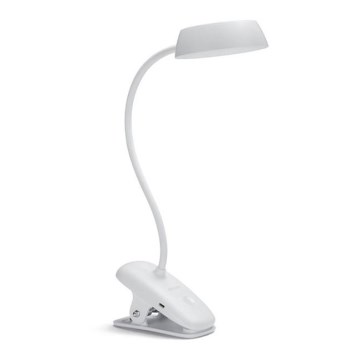 Philips - LED Stmívatelná lampa s klipem DONUTCLIP LED/3W/5V 1200 mAh CRI 90 bílá