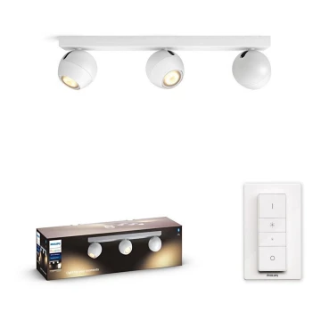 Philips - LED Stmívatelné bodové svítidlo Hue BUCKRAM 3xGU10/5W/230V