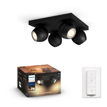 Philips - LED Stmívatelné bodové svítidlo Hue BUCKRAM 4xGU10/5W/230V