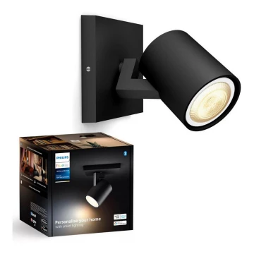 Philips - LED Stmívatelné bodové svítidlo Hue RUNNER 1xGU10/4,2W/230V 2200-6500K černá