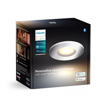 Philips - LED Stmívatelné koupelnové podhledové svítidlo Hue ADORE BATHROOM 1xGU10/4,2W/230V 2200-6500K IP44