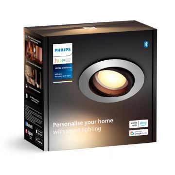 Philips - LED Stmívatelné podhledové svítidlo Hue MILLISKIN 1xGU10/4,2W/230V 2200-6500K